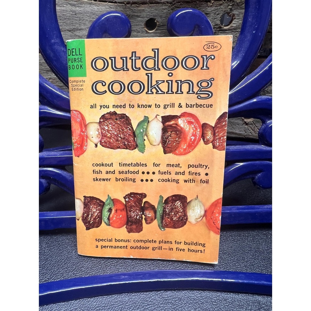 1964 Dell Purse Book Outdoor Cooking vintage cookbook pamphlet